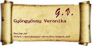 Gyöngyössy Veronika névjegykártya